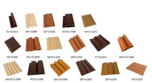 Fluted panel PVC