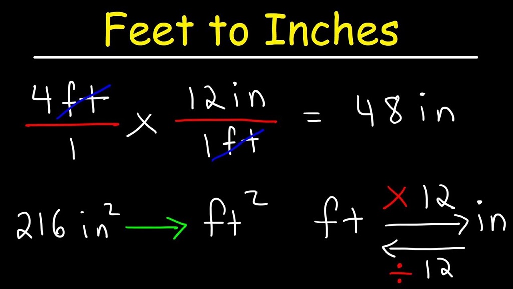Convert Inches to Feet